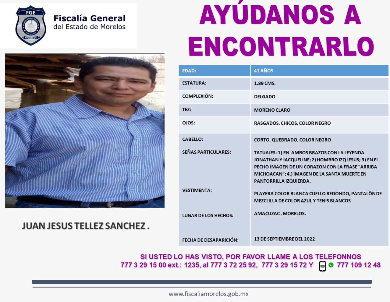 JUAN JESUS TELLEZ SANCHEZ