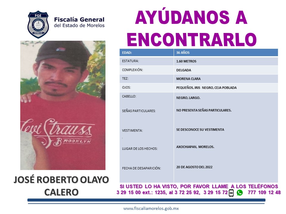 JOSÉ ROBERTO OLAYO CALERO