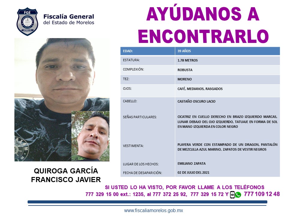 QUIROGA GARCIA FRANCISCO JAVIER