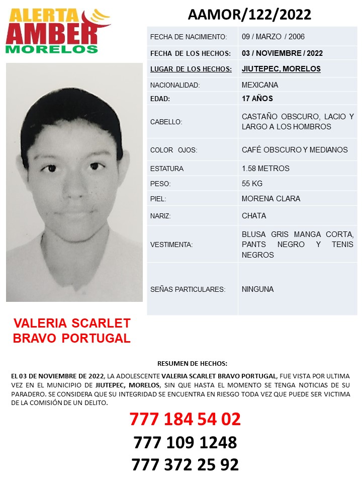 Valeria Escarlet Bravo Portugal