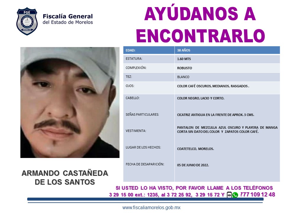  ARMANDO CASTAÑEDA DE LOS SANTOS