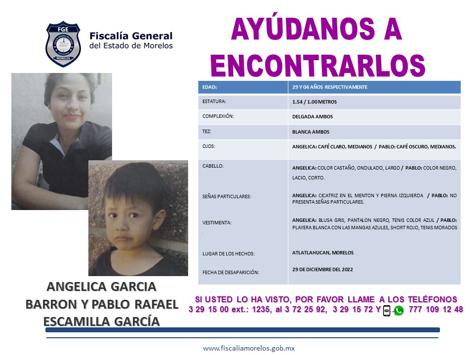 ANGELICA GARCIA BARRON Y PABLO RAFAEL ESCAMILLA GARCÍA