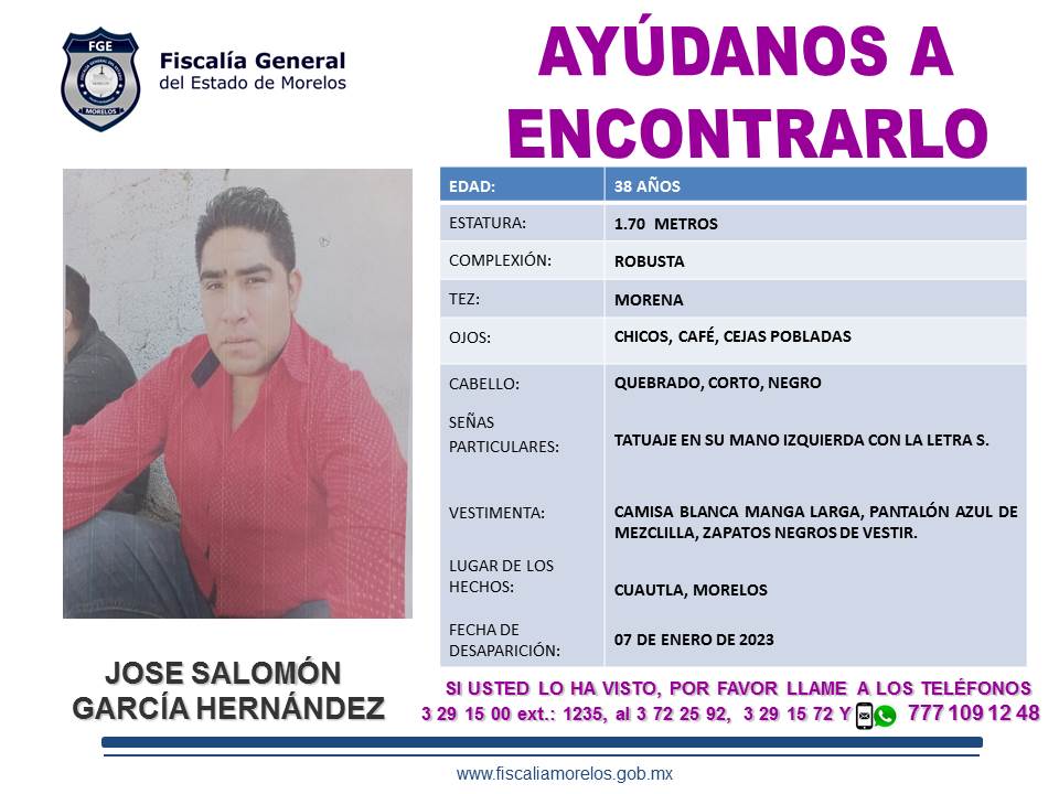 JOSÉ SALOMÓN GARCÍA HERNÁNDEZ