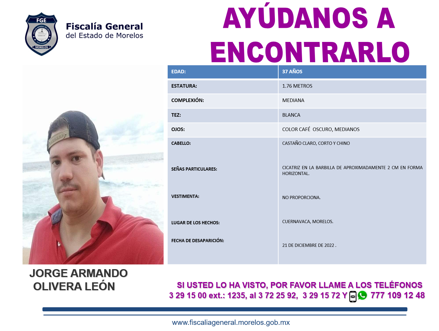 JORGE ARMANDO OLIVERA LEÓN