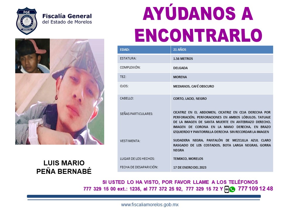 LUIS MARIO PEÑA BERNABÉ