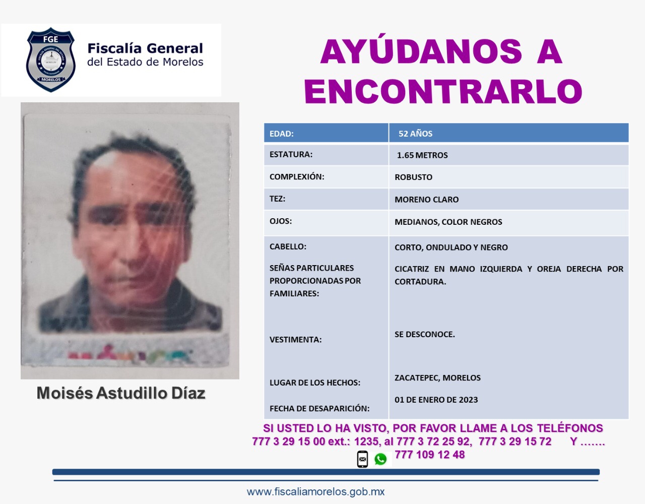 MOISES ASTUDILLO DIAZ