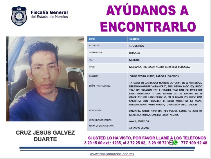 CRUZ JESÚS GALVEZ DUARTE