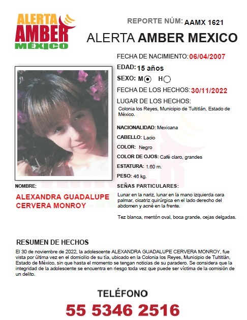 ALEXANDRA GUADALUPE CERVERA MONROY (EDOMÉX)￼