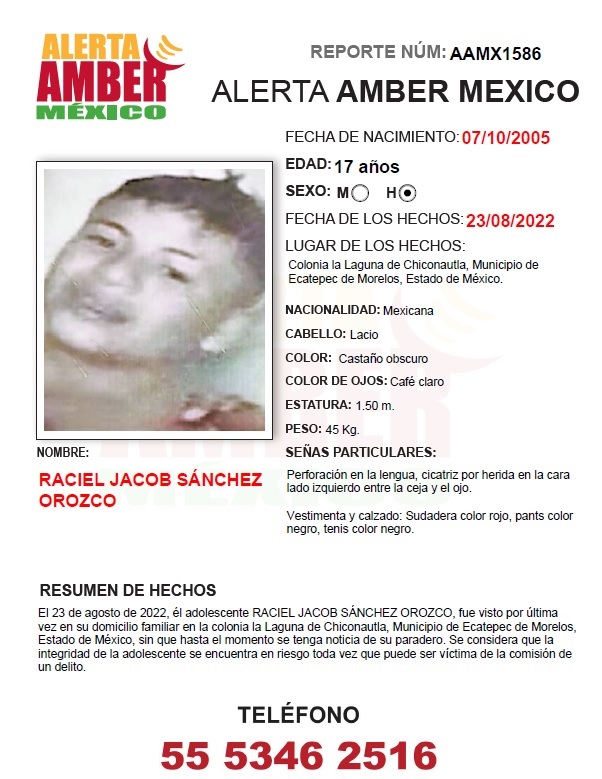 RACIEL JACOB SÁNCHEZ OROZCO (EDOMÉX)