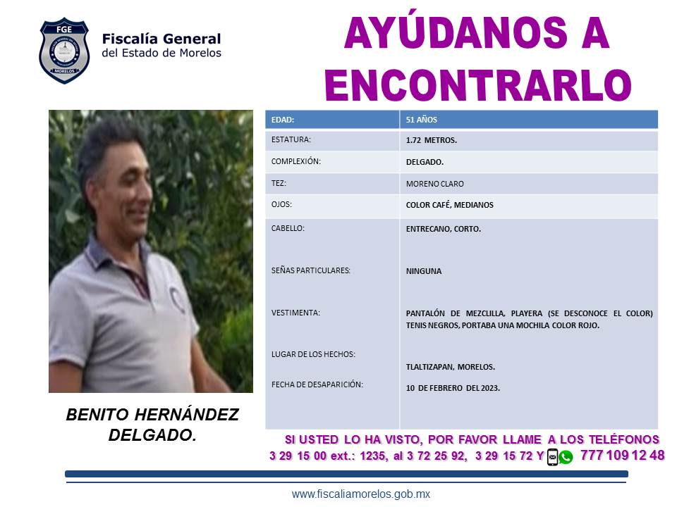 BENITO HERNÁNDEZ DELGADO