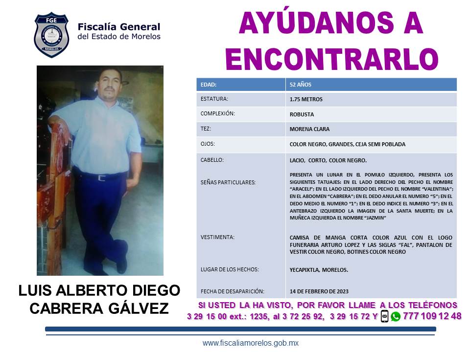 LUIS ALBERTO DIEGO CABRERA GÁLVEZ