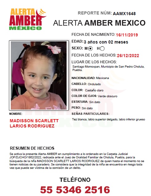 Madisson Scarlett Larios Rodríguez