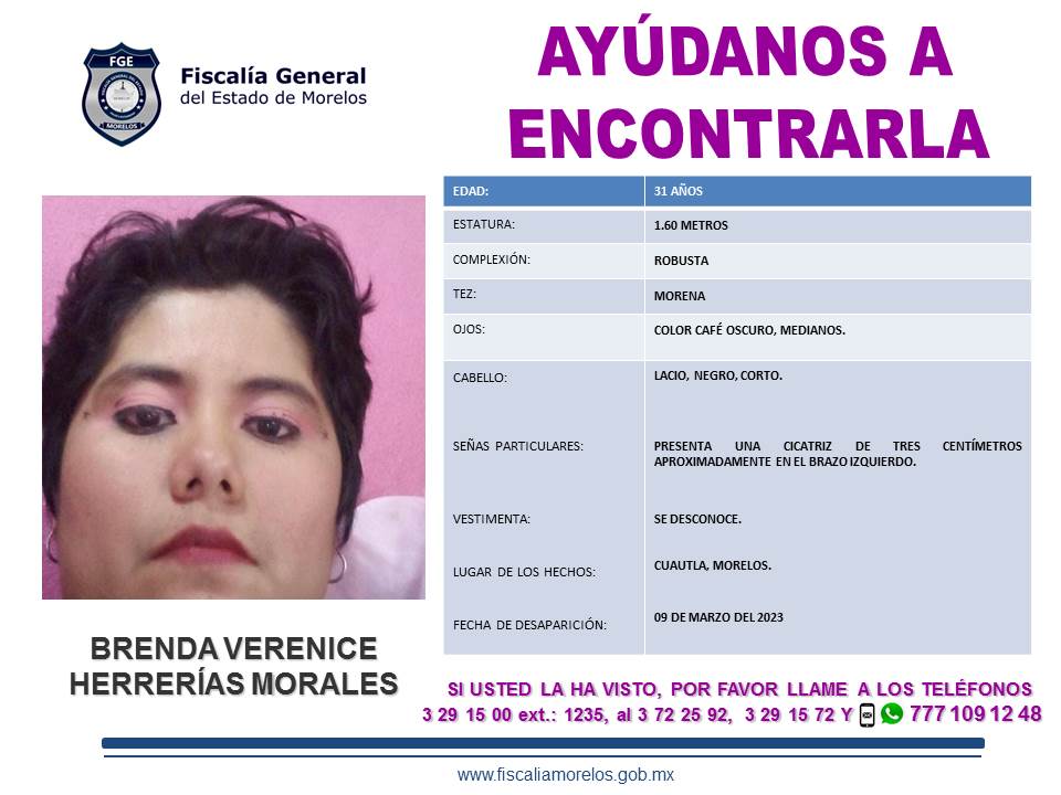 BRENDA VERENICE HERRERÍAS MORALES