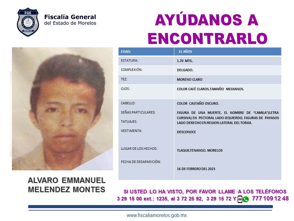 ALVARO EMMANUEL MELENDEZ MONTES