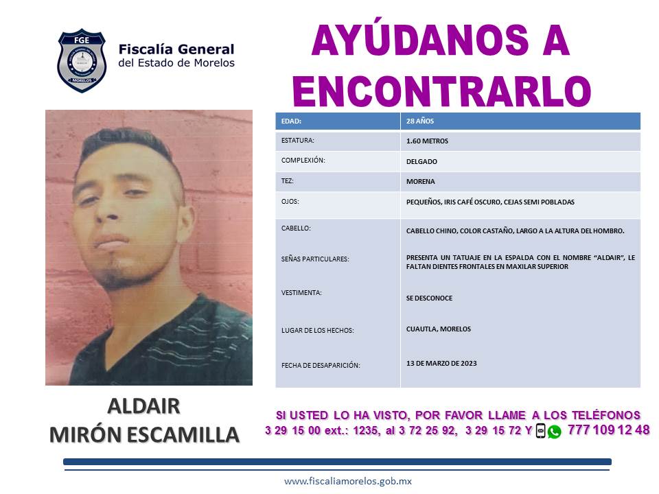 ALDAIR MIRÓN ESCAMILLA