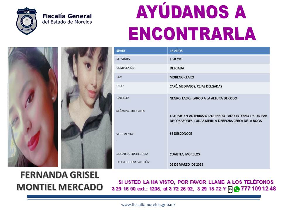 FERNANDA GRISEL MONTIEL MERCADO