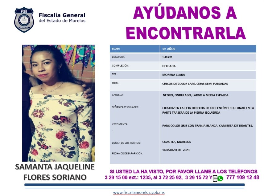 SAMANTA JAQUELINE FLORES SORIANO