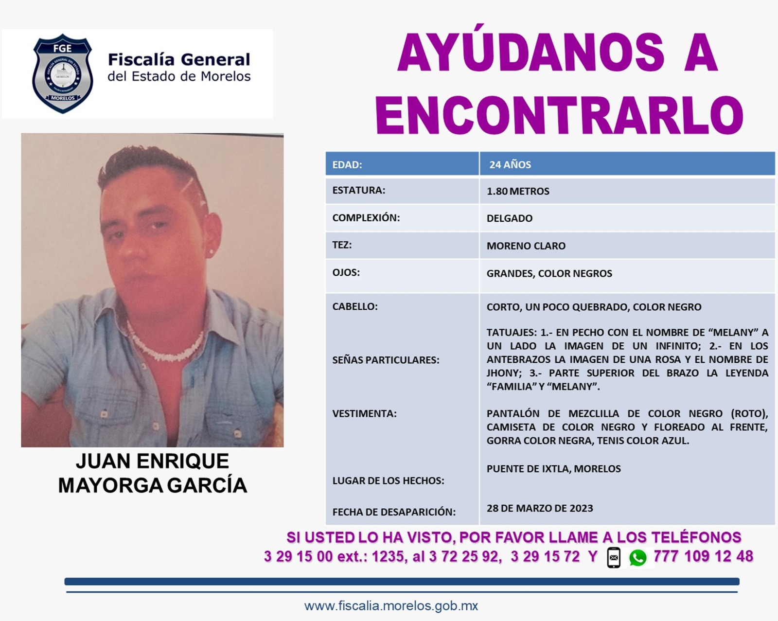 JUAN ENRIQUE MAYORGA GARCÍA