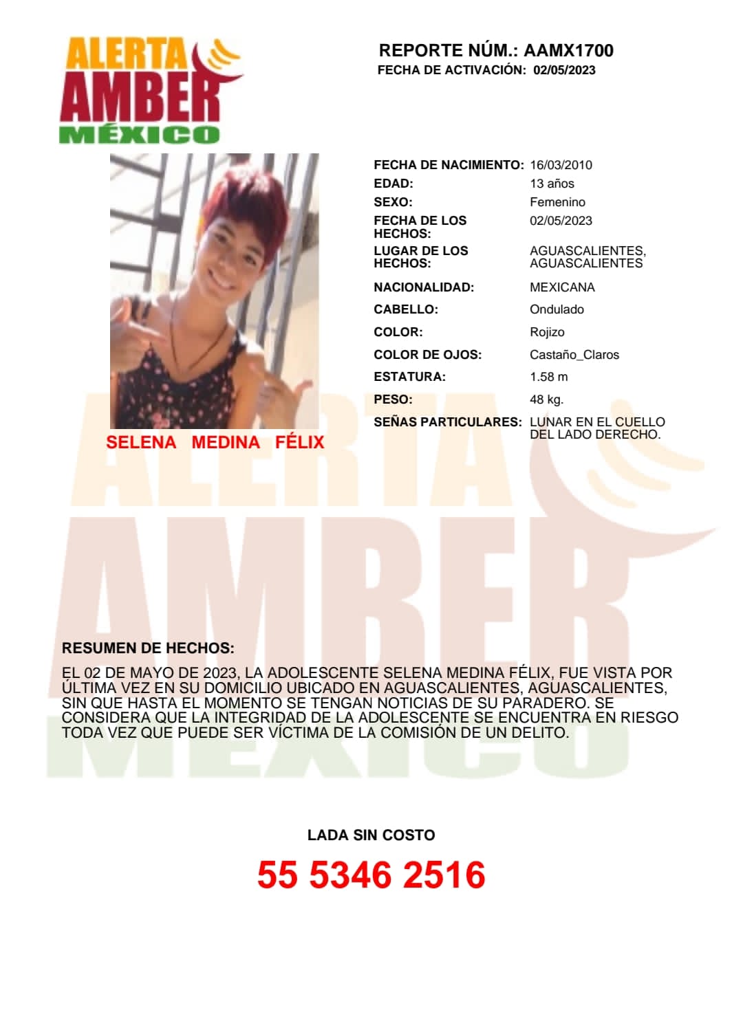 SELENA MELINA FÉLIX (AGS)