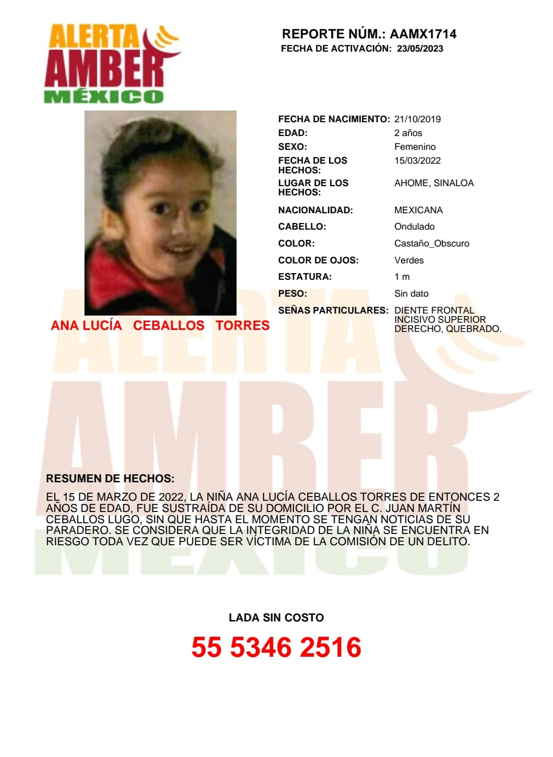 ANA LUCÍA CEBALLOS TORRES (SIN)