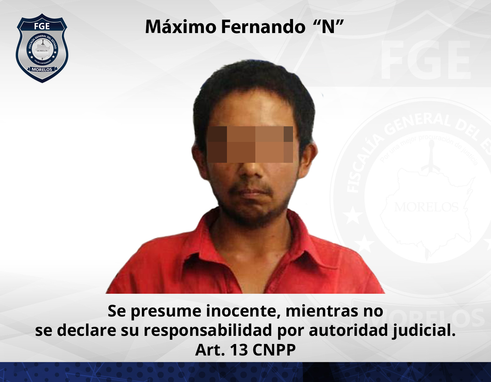 Masculino vinculado a proceso por abuso sexual en el municipio de Cuautla