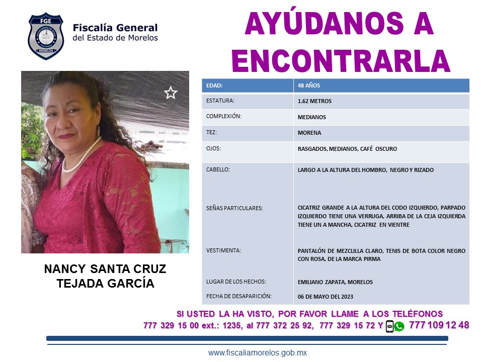 NANCY SANTA CRUZ TEJADA GARCÍA