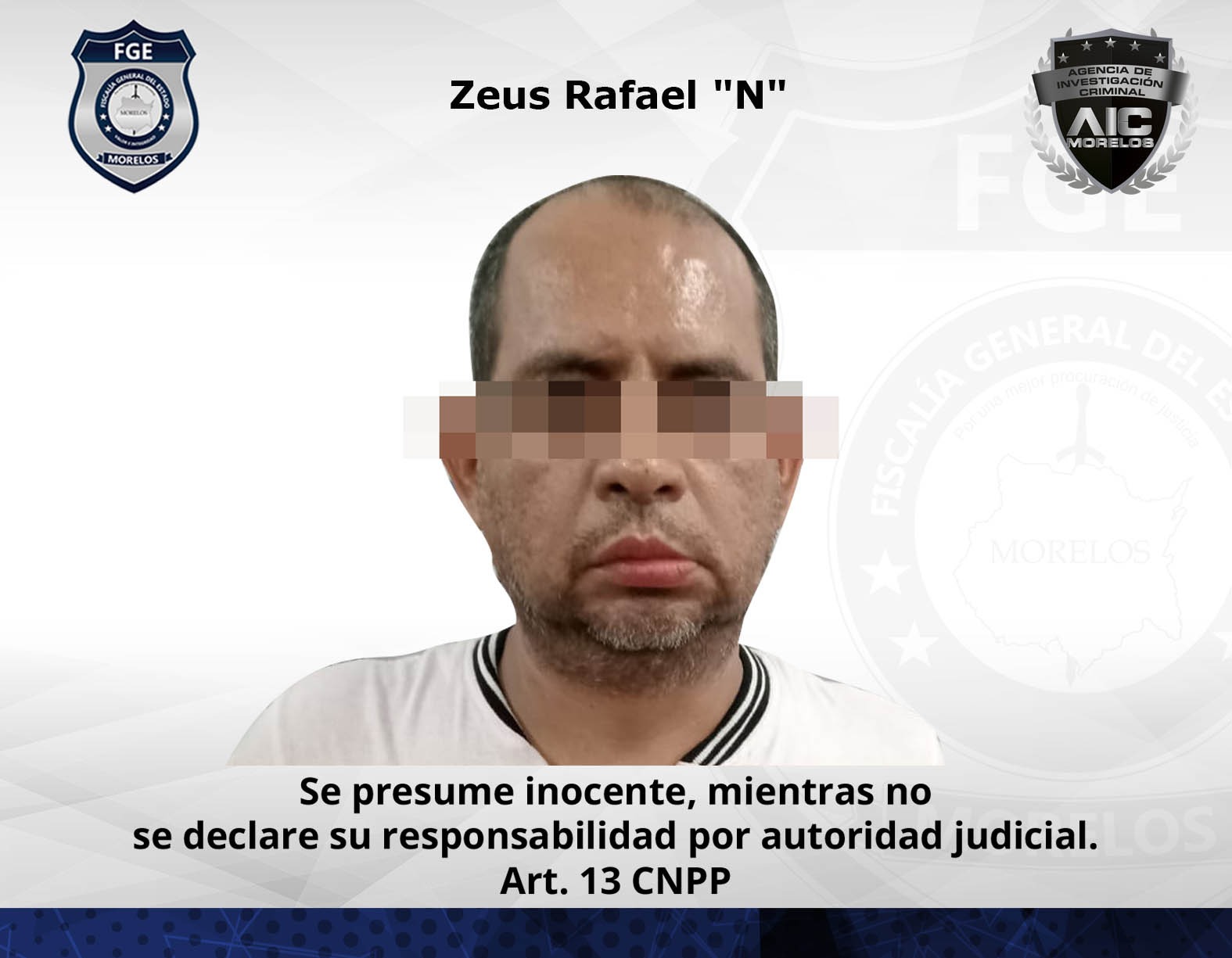 Hombre aprehendido en el municipio de Tlaltizapán queda vinculado a proceso por violación agravada