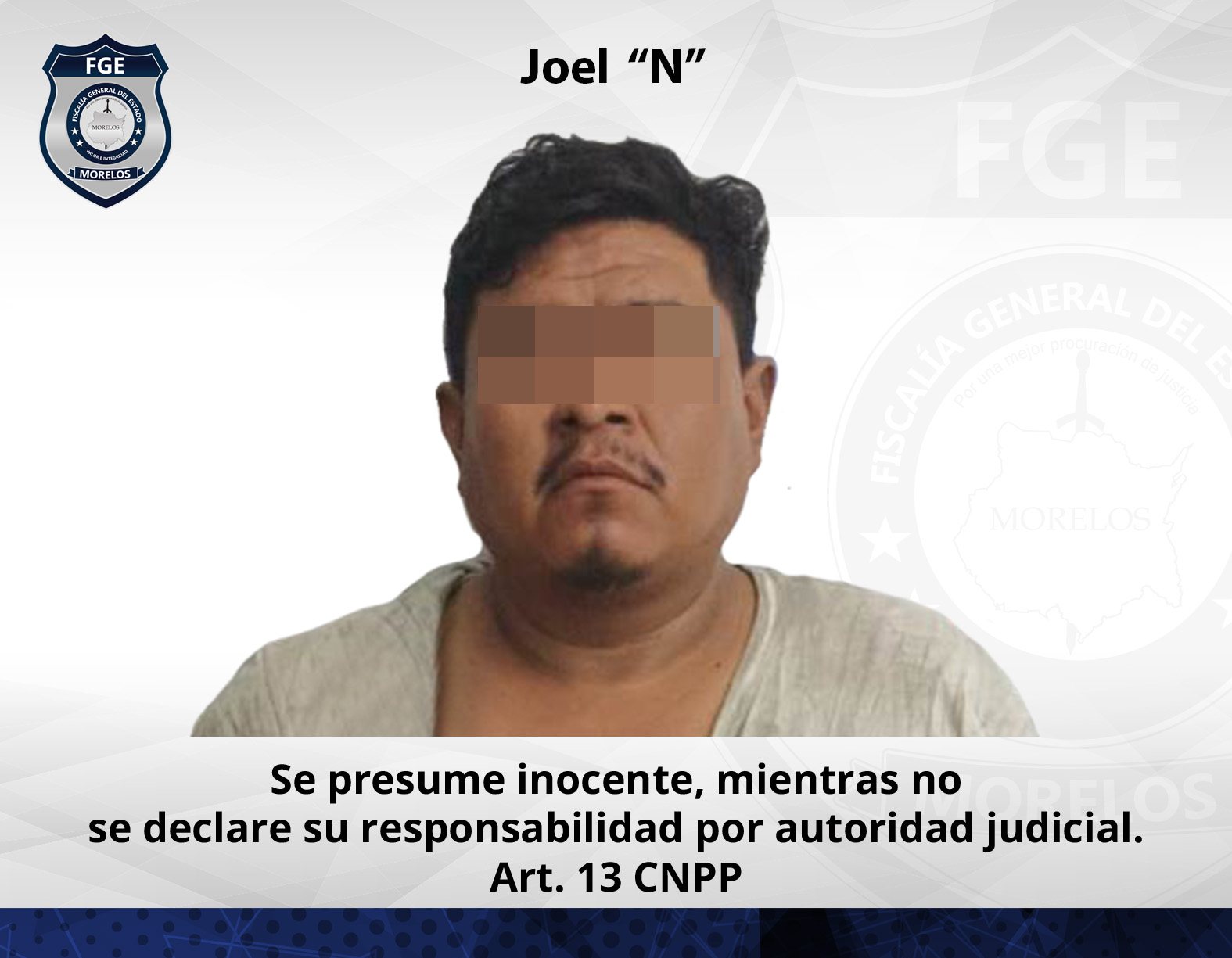 Fiscalía Oriente inicia proceso en contra masculino por tentativa de feminicidio en Cuautla