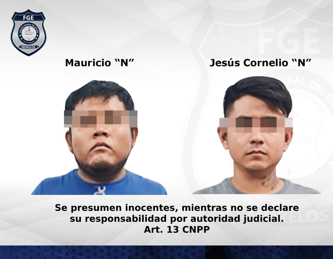 Auto de vinculación a proceso en contra de dos hombres por el secuestro exprés de un gestor de cobranza en Xoxocotla