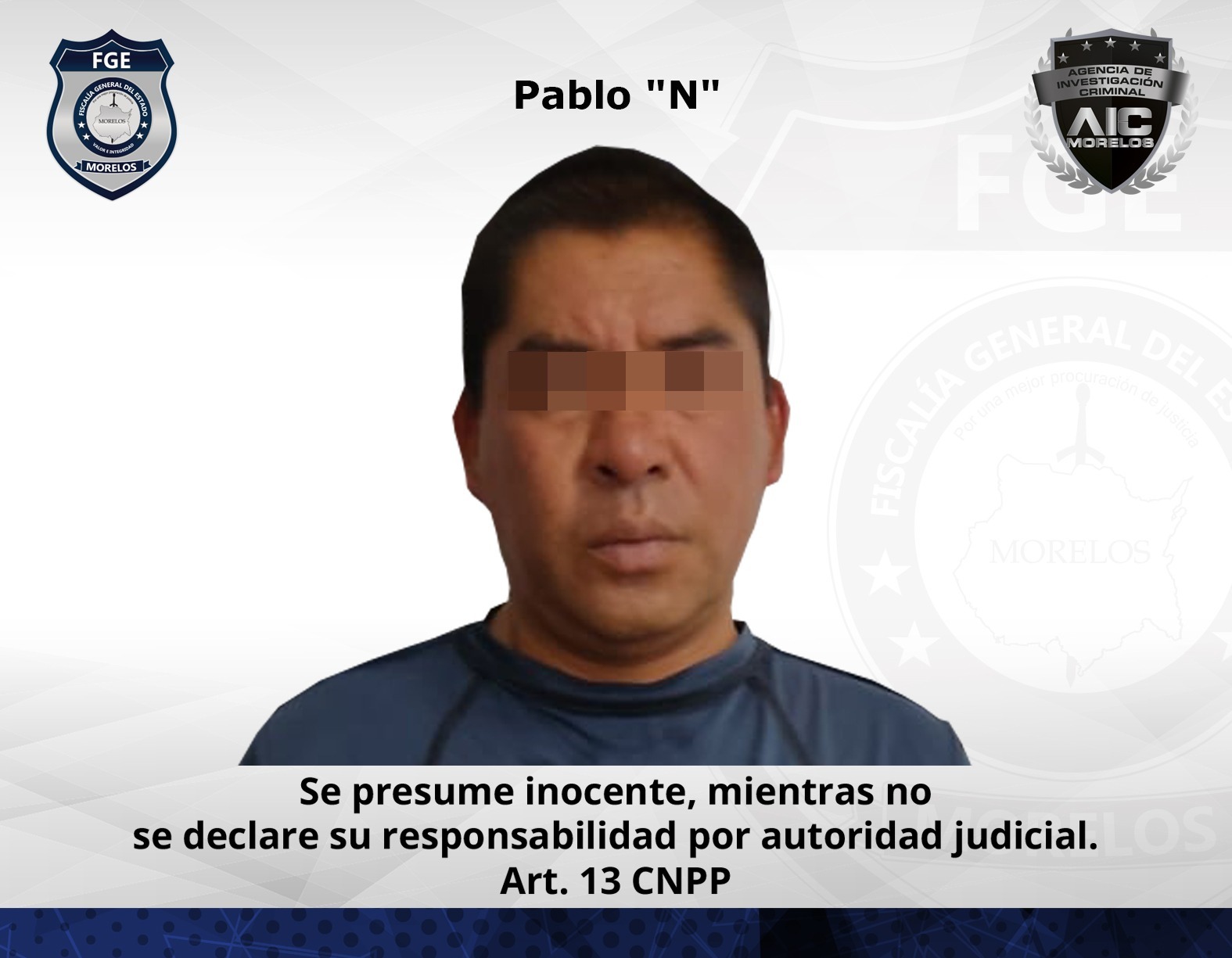 AIC Oriente cumplimenta aprehensión por violación