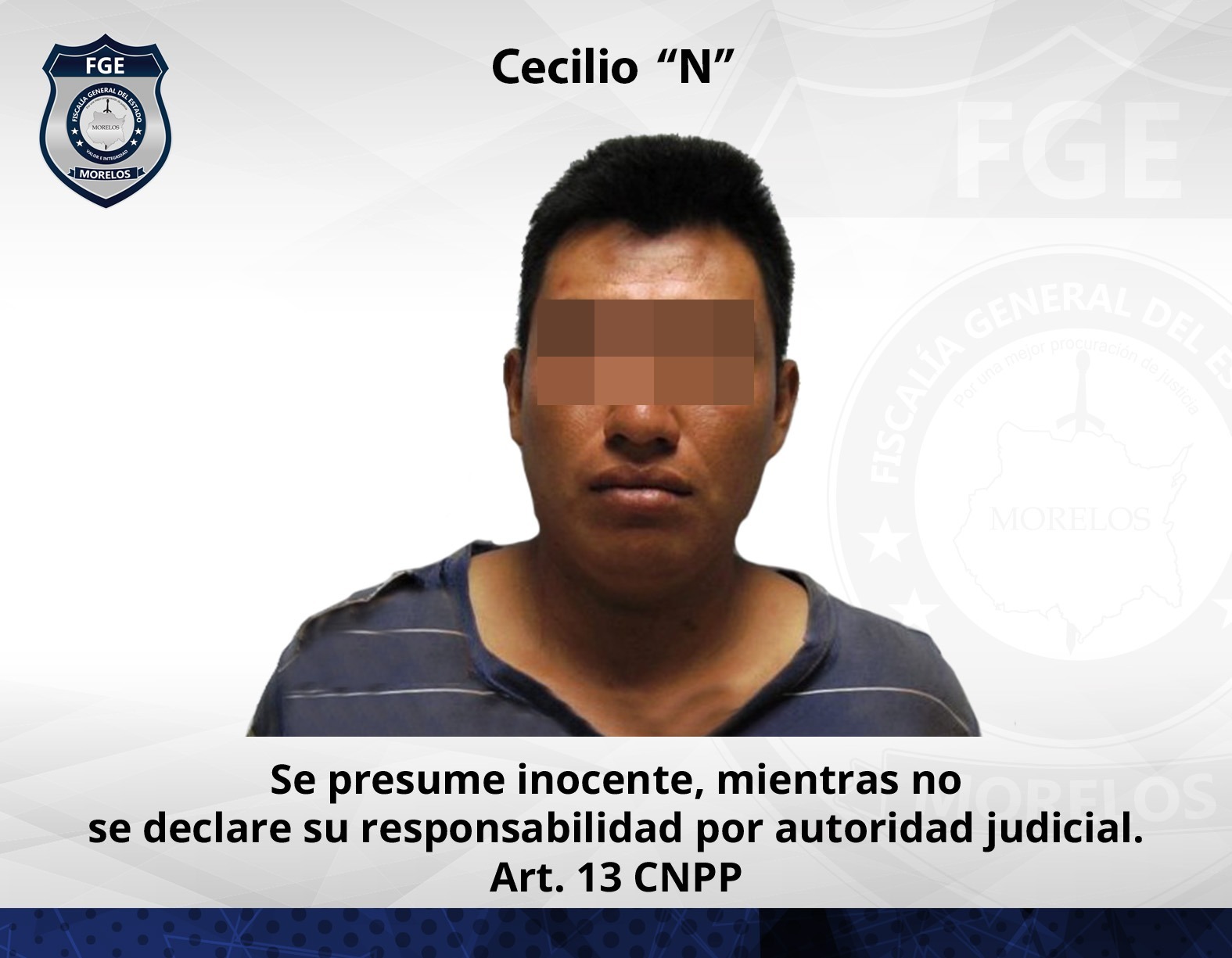 Vinculado a proceso por robo a mujer en Temixco