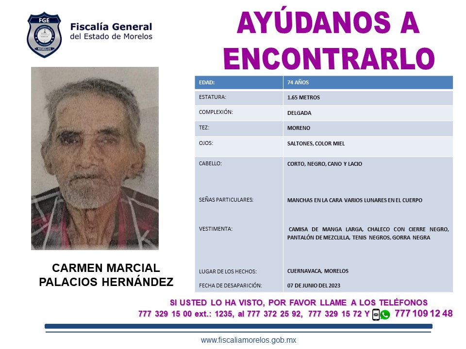 CARMEN MARCIAL PALACIOS HERNÁNDEZ