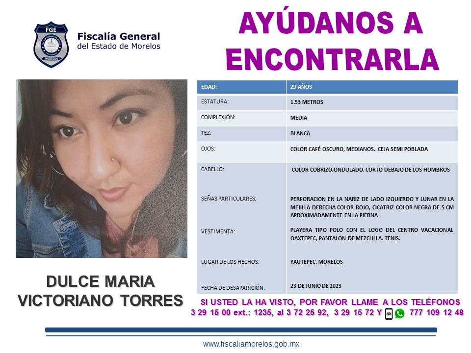 DULCE MARÍA VICTORIANO TORRES