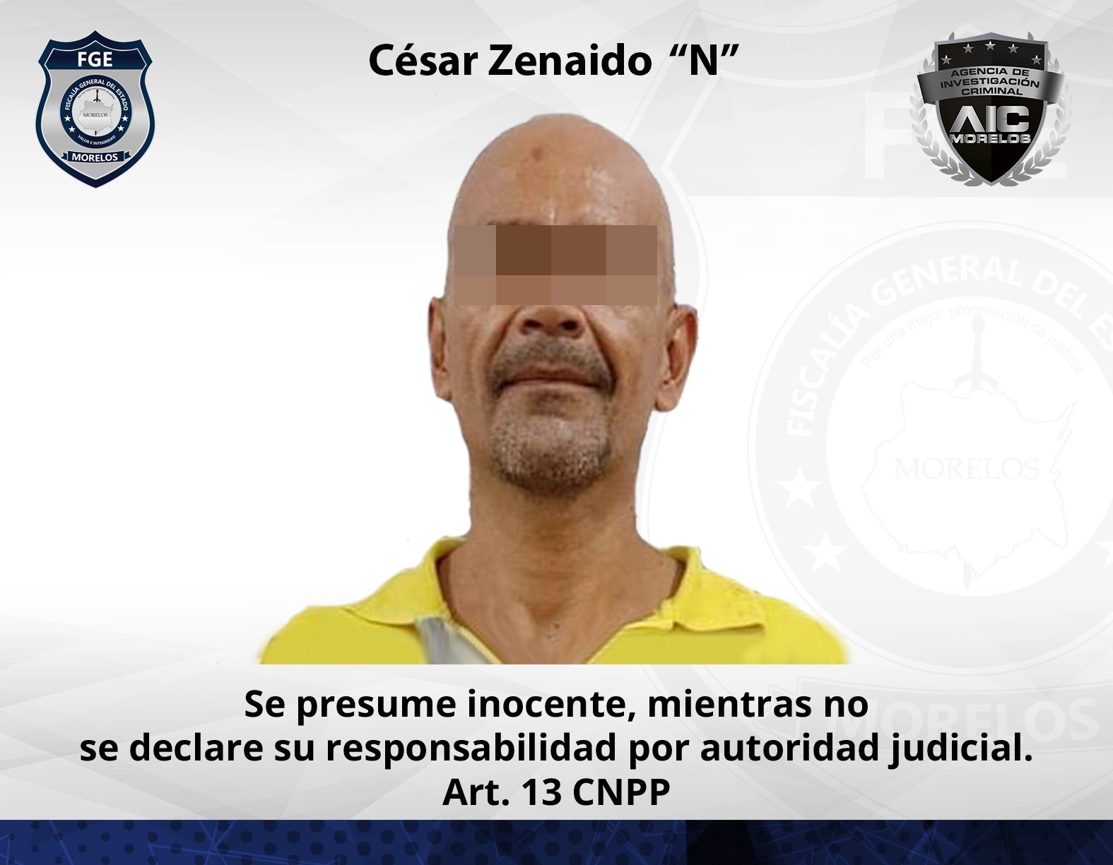 Agentes investigadores cumplimentan en Jojutla orden de aprehensión contra hombre por extorsión