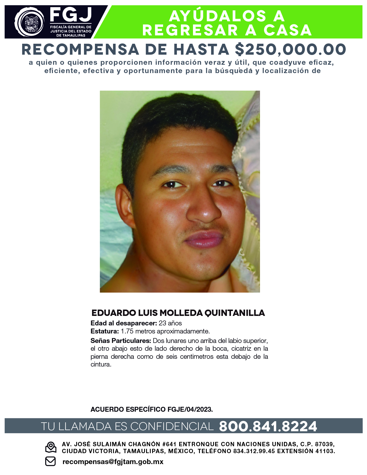 EDUARDO LUIS MOLLEDA QUINTANILLA