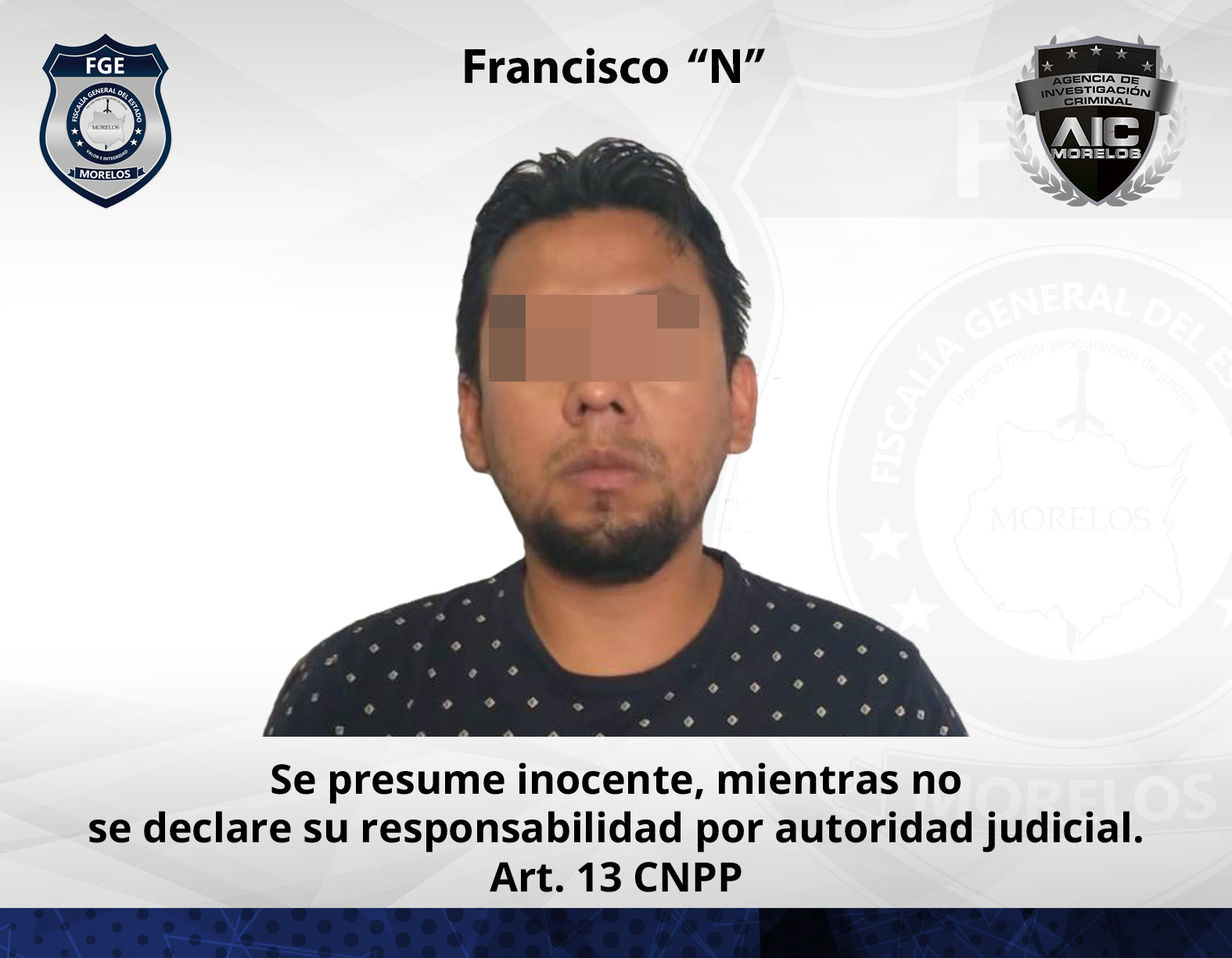 “El Pancho” es aprehendido en Jojutla por abuso sexual