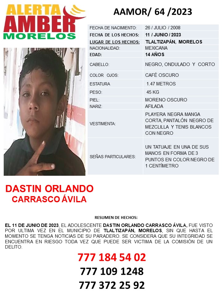 DASTIN ORLANDO CARRASCO ÁVILA