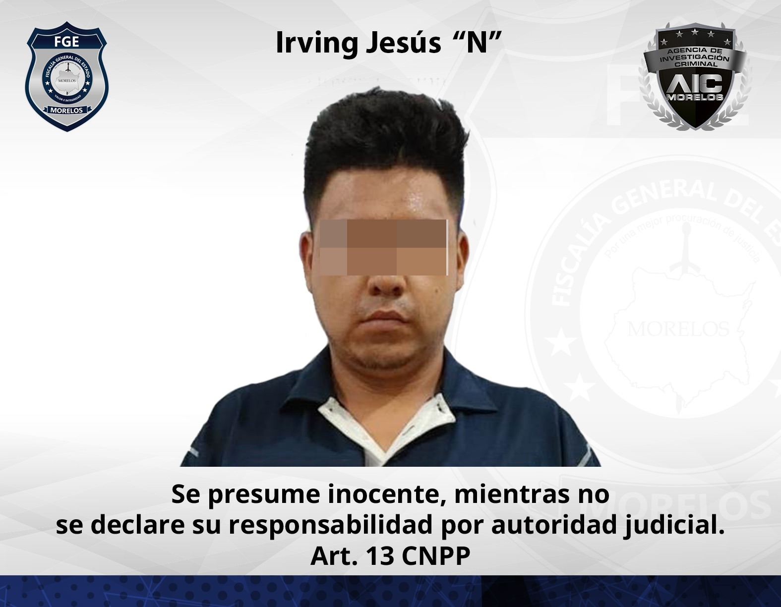 AIC da cumplimiento a la orden de aprehensión contra joven que desacató las reglas de suspensión condicional