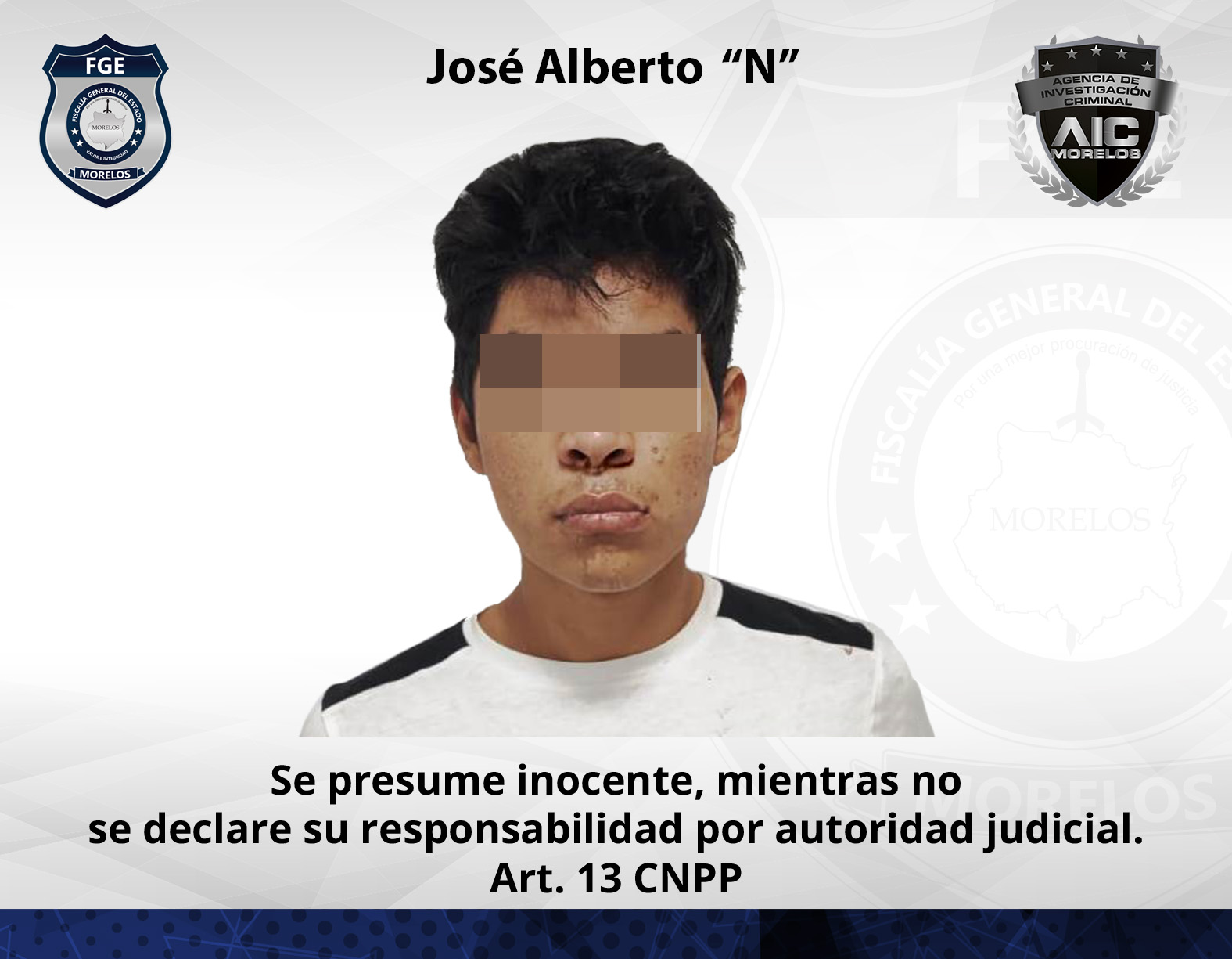Inicia proceso Fiscalía Metropolitana contra masculino por homicidio en el municipio de Cuernavaca