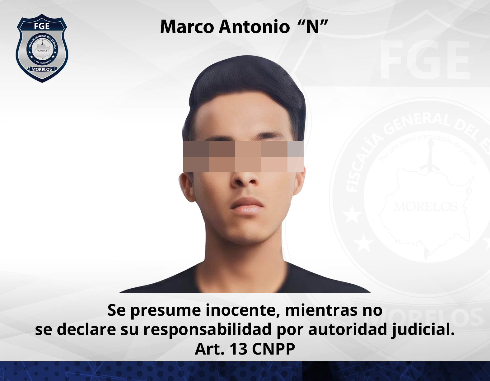 Masculino vinculado a proceso por violación Atlatlahucan
