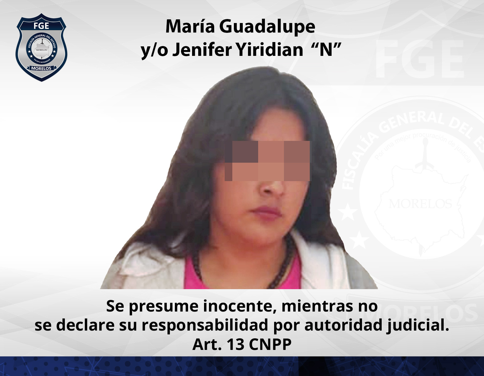 Femenina vinculada por tentativa de homicidio en Cuautla