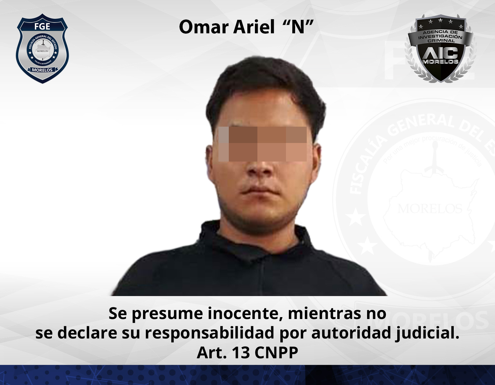 AIC pone a disposición del MP de Jojutla a motociclista que conducía vehículo de procedencia ilícita