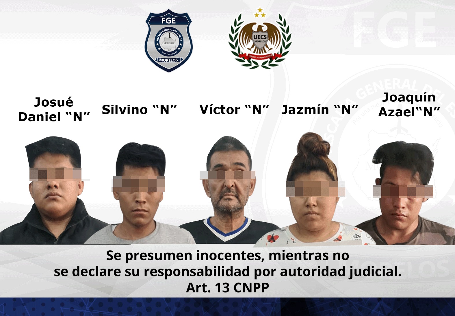 FIDAI obtiene vinculación a proceso en contra de 9 presuntos extorsionadores de Puente de Ixtla