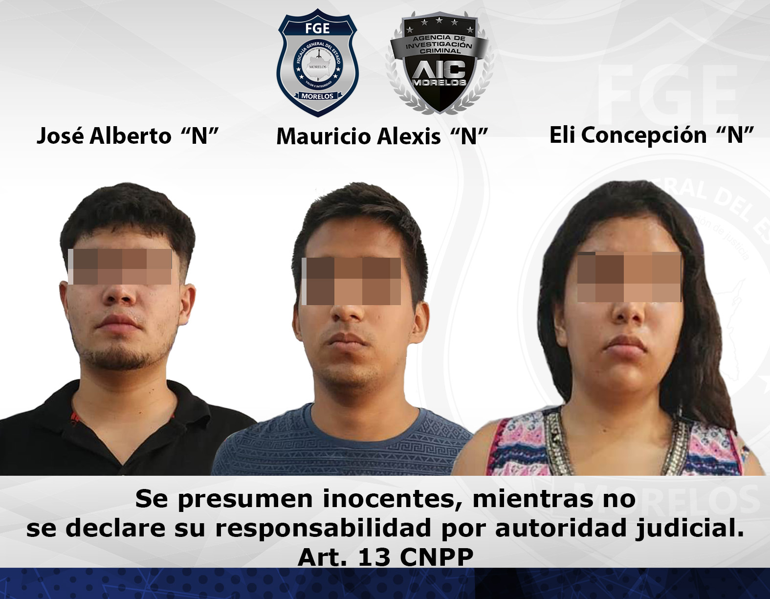 Tres personas aseguradas en el municipio de Zacatepec en poder de droga y vehículos de dudosa procedencia