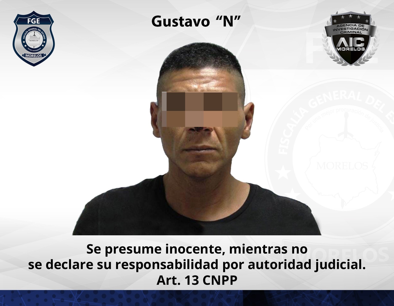 Aprehende AIC a masculino por homicidio