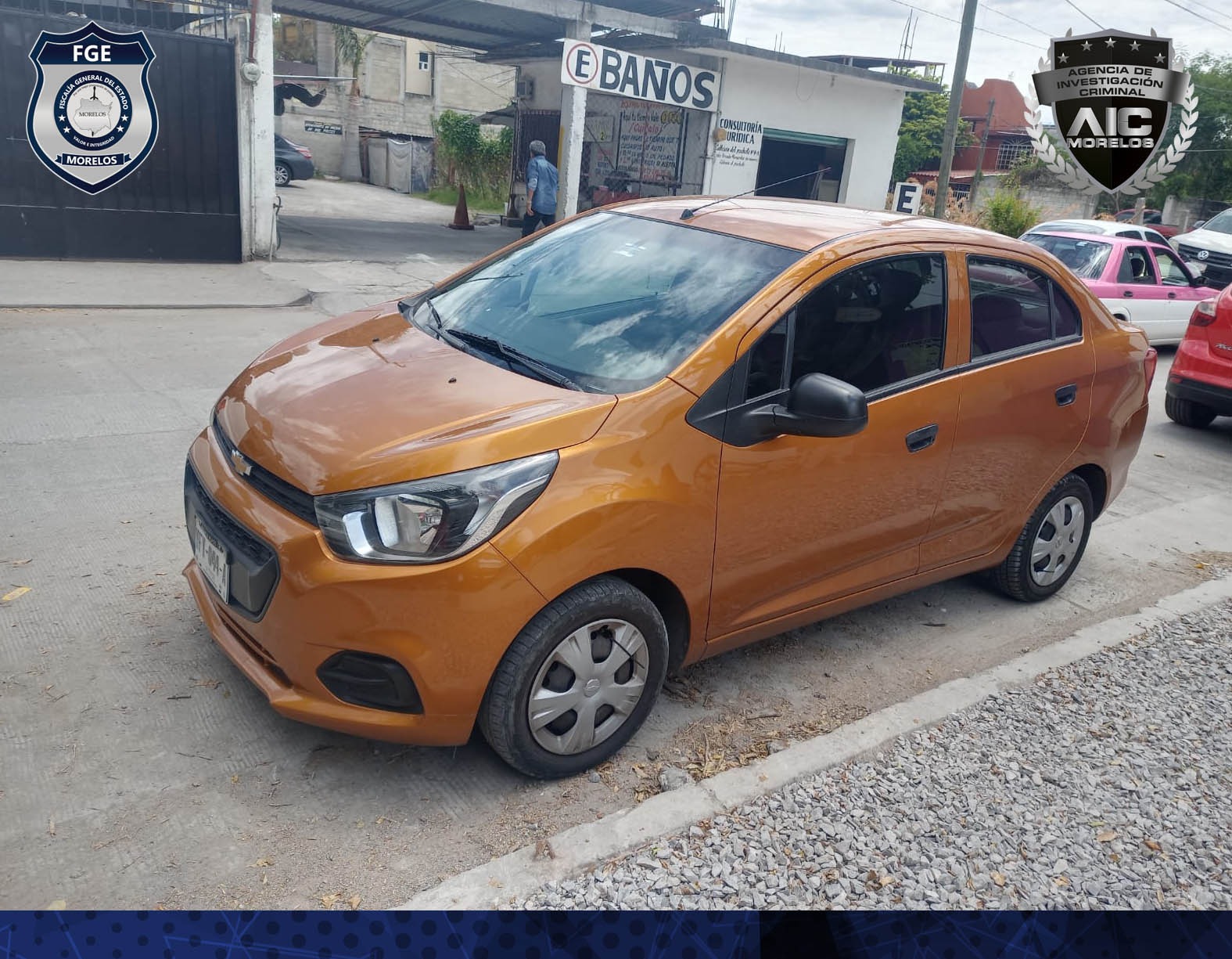 AIC asegura en el municipio de Puente de Ixtla un automóvil de procedencia ilícita