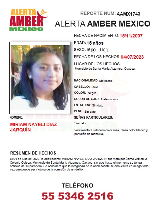 MIRIAM NAYELI DÍAZ JARQUÍN (OAX)