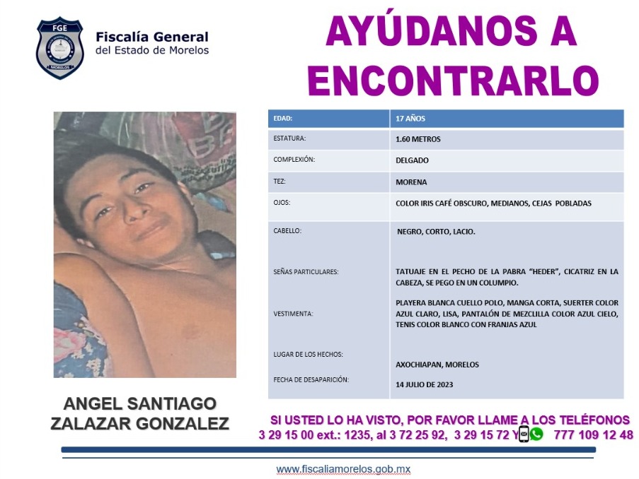 ÁNGEL SANTIAGO ZALAZAR GONZÁLEZ