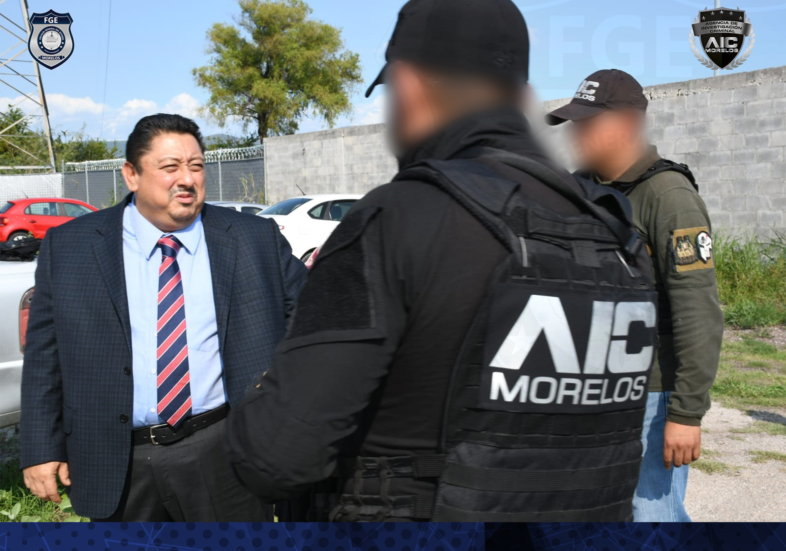 Asegura AIC y GN vehículos en Huitzilac con reporte de robo