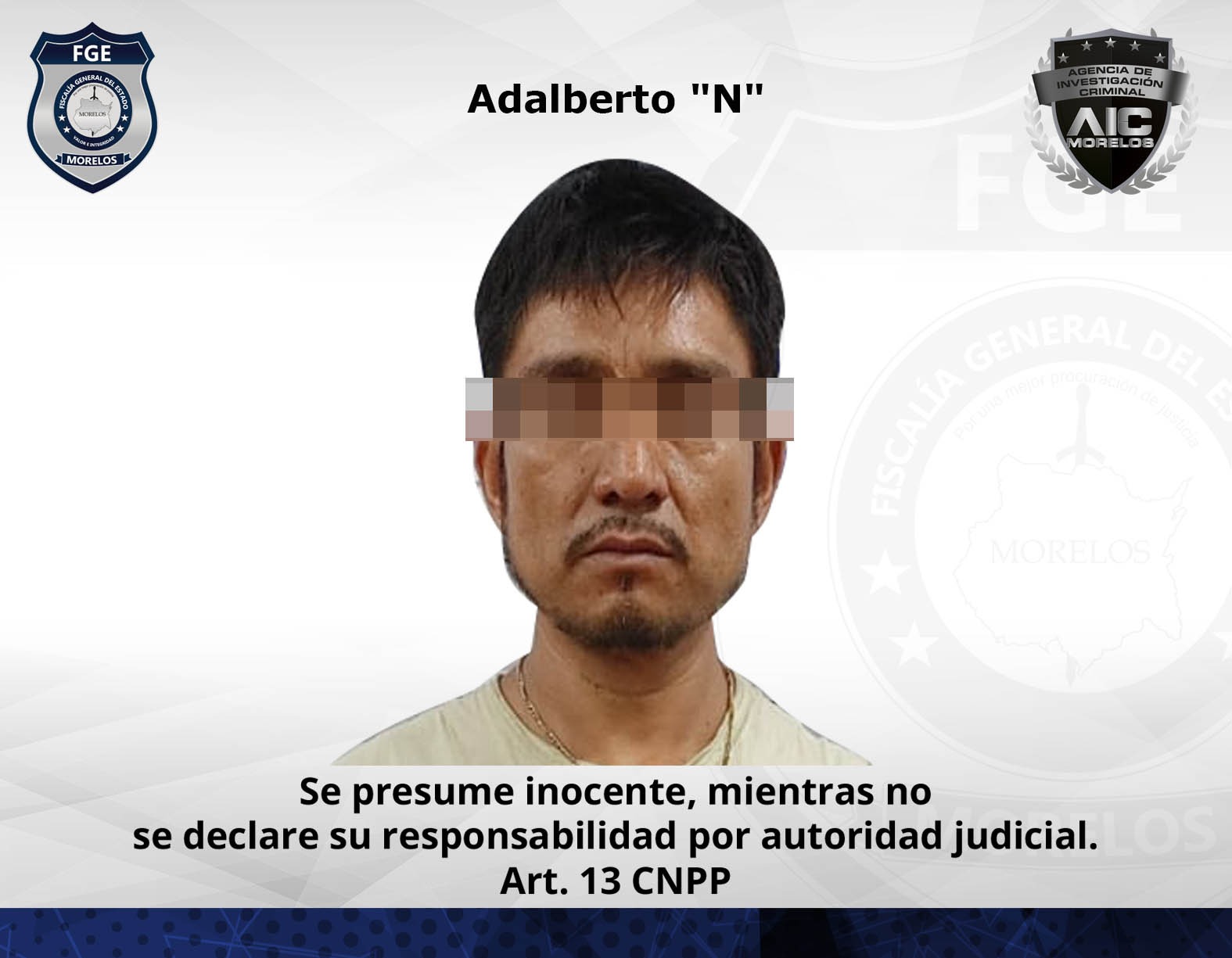 Ejecutan orden de aprehensión contra “El Ada” por no cumplir con las medidas cautelares ordenadas por el juez penal